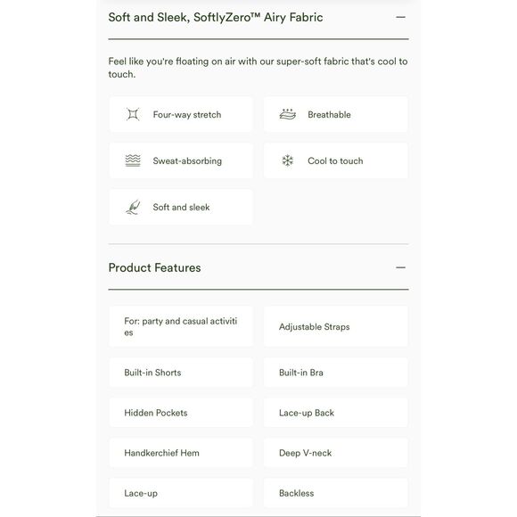 Halara SoftlyZero Airy Lace Up 2-in-1 Pocket Mini Slip Casual Dress Black S NWT - Picture 11 of 13